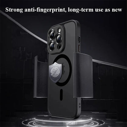 Matte Armor Wireless Charge Translucent Case for Iphones