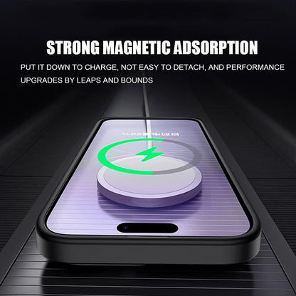 Matte Armor Wireless Charge Translucent Case for Iphones